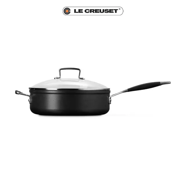 【Le Creuset】TNS 單柄單耳深煎鍋-附蓋26cm