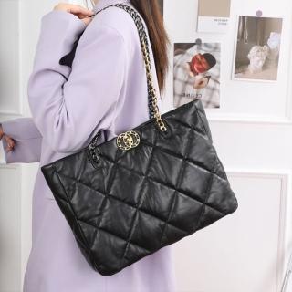 【LEESA】精品包\大容量包包\通勤包\包包\托特包\菱格包\鏈條包\小香風包包\羊皮包\單肩包\大包