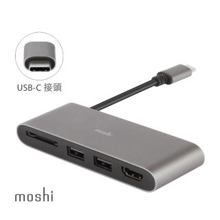 【moshi】USB-C 多媒體轉接器(三合一轉接器)