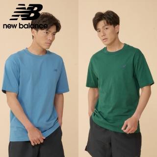 【NEW BALANCE】NB 小LOGO厚磅短袖上衣 男性 MT41533HEB MT41533NWG MT41533PAM(美版 版型偏大)