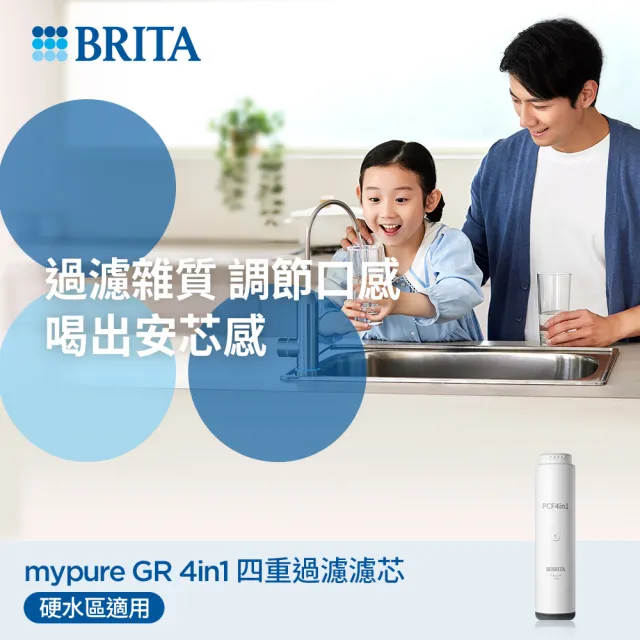 【德國BRITA官方】mypure GR 4in1 四重過濾濾芯(適用GR600/1000)