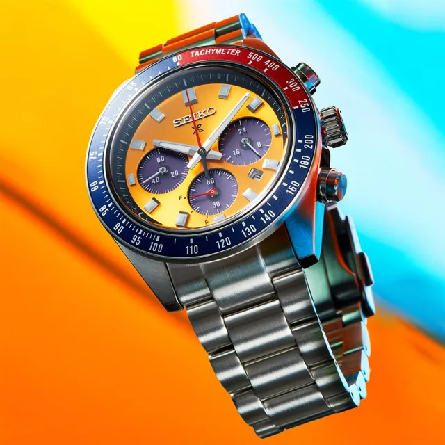 【SEIKO 精工】Prospex Speedtimer 太陽能三眼計時手錶 錶 生日禮 送禮(SSC947P1/V192-0AH0Y)
