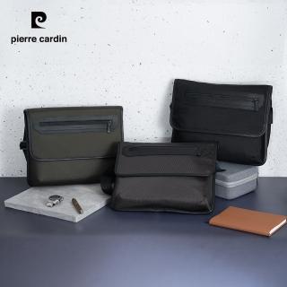 【pierre cardin 皮爾卡登】423輕防潑斜揹包-薄款(三色)