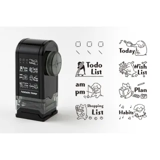 【MIDORI】《Paintable Stamp 迴轉印 轉盤式》