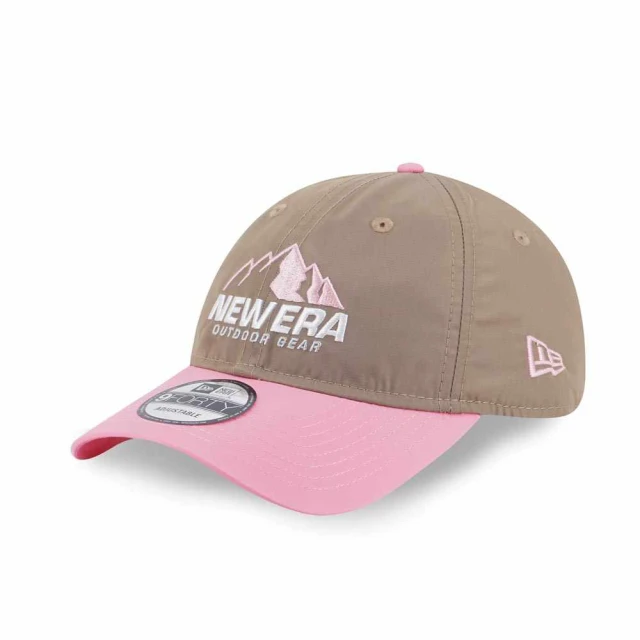 NEW ERA NEW ERA 休閒帽 棒球帽 940UNST OUTDOOR BOLD COLOR NEW ERA 卡其/粉紅 男 女(NE14327593)