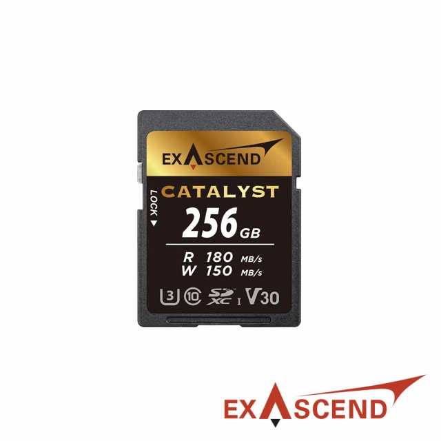 Exascend Catalyst V30 SD記憶卡 256GB(公司貨)