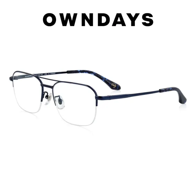 【OWNDAYS】Based 成熟雅痞風格鈦金屬光學眼鏡(BA1040C-4S C4)