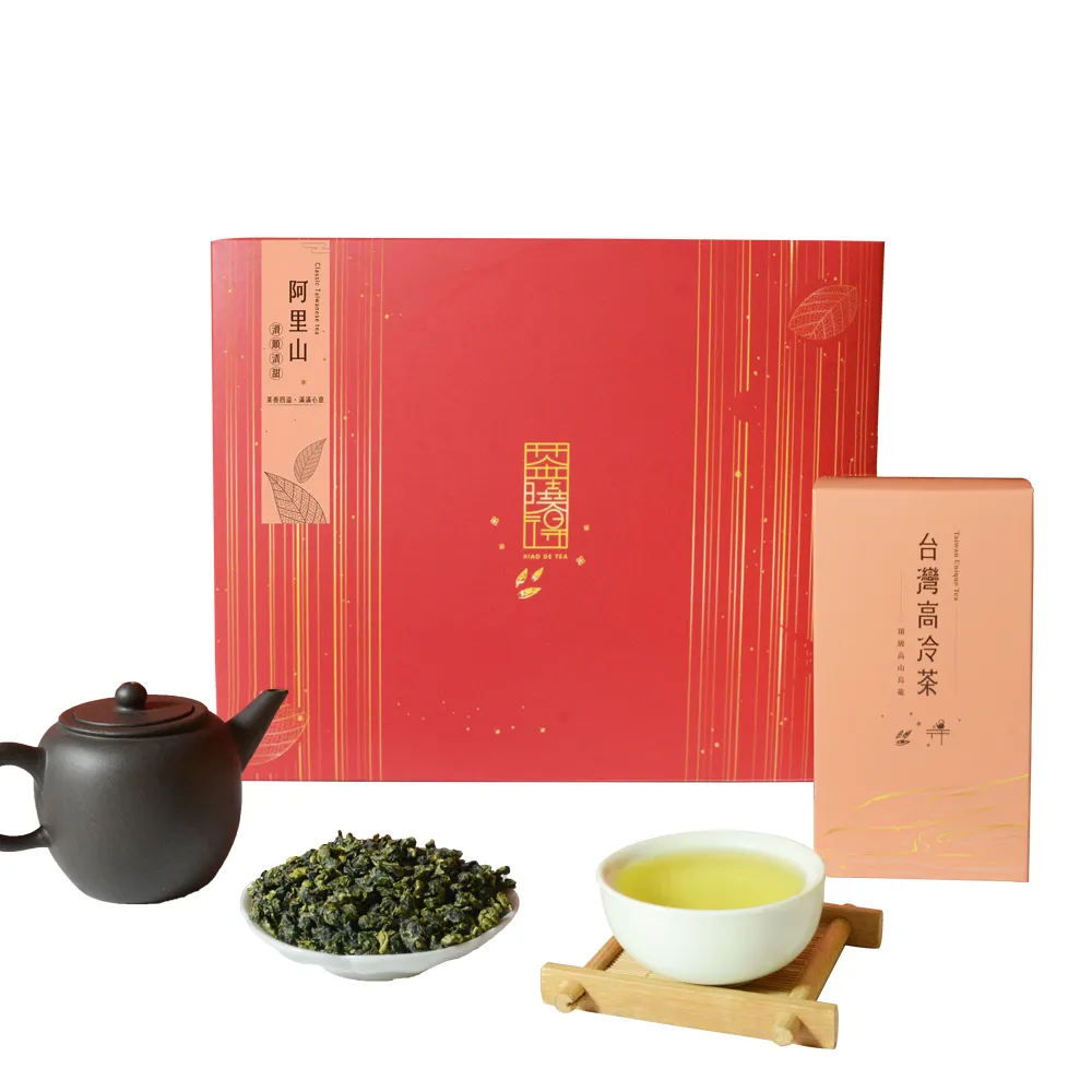 【茶曉得】阿里山淡奶香高山烏龍茶葉禮盒(150gx2包x1盒-共半斤;附提袋)