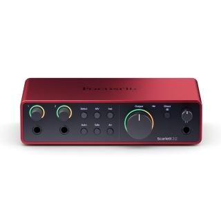【Focusrite】Scarlett 2i2 第四代 錄音介面(原廠公司貨 商品保固有保障)