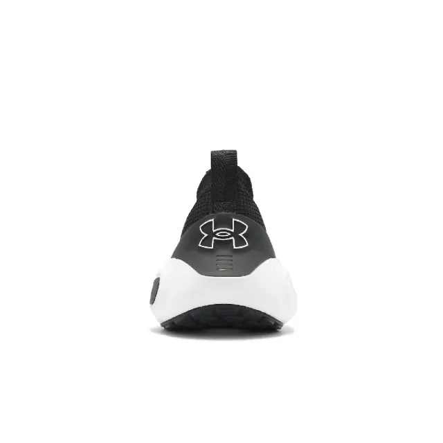 【UNDER ARMOUR】慢跑鞋 Phantom 4 男鞋 黑 白 針織 緩衝 反光 運動鞋 UA(3027593001)