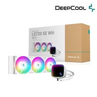 【DeepCool】九州風神 LS720 SE WH CPU一體式360水冷散熱器(長:40.2/厚5.2公分/原廠5年保固)