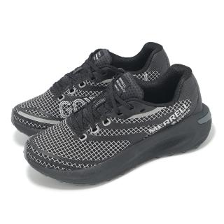 【MERRELL】越野跑鞋 Morphlite Reflective GTX 女鞋 黑灰 防水 回彈 廣告主打款(ML068278)