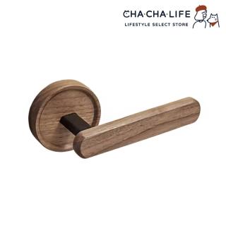 【CHA-CHA-LIFE 恰恰生活】胡桃木髮圈收納架(免釘鑽)