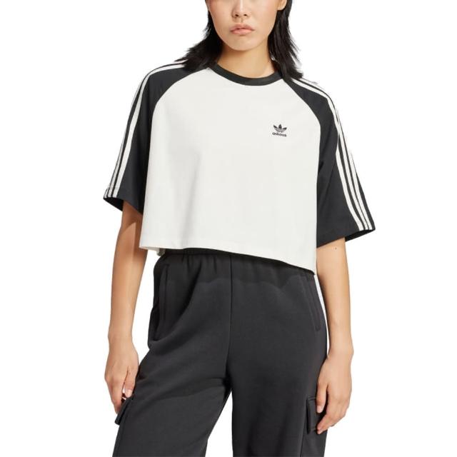 【adidas 愛迪達】SST TEE 圓領短袖上衣 女 - IZ2828