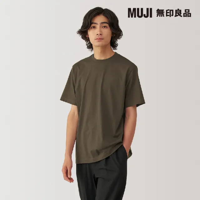 【MUJI 無印良品】男天竺圓領短袖T恤(共10色)