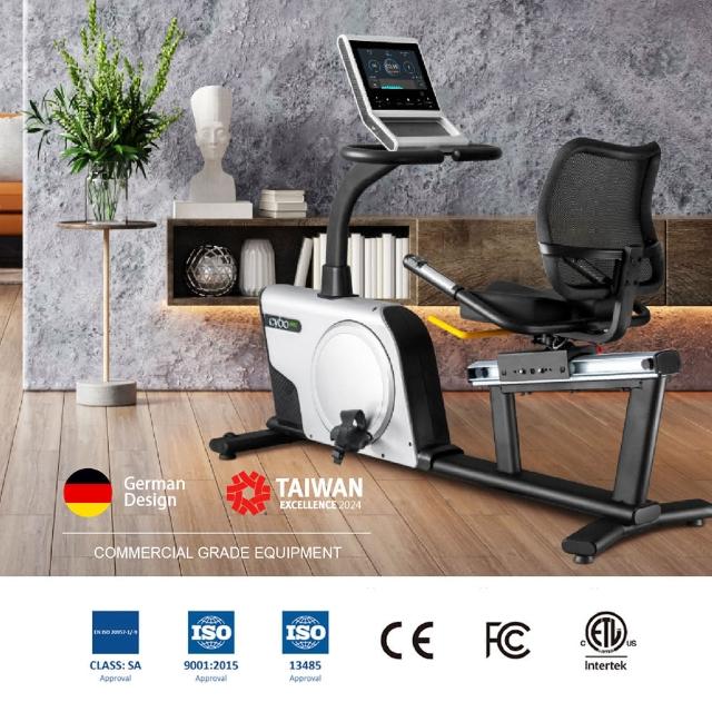 【cybo】德國頂級精品臥式健身(德國工藝設計;智能健身;時尚居家配備;室內運動健身車;心肺有氧訓練)