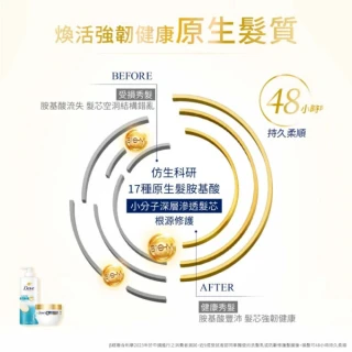 【Dove 多芬】全新升級胺基酸系列洗髮乳/潤髮乳700gx2入(多款任選)