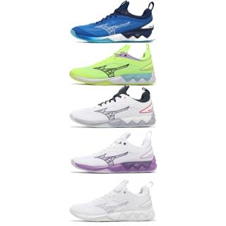 【MIZUNO 美津濃】排球鞋 Wave Luminous 3 男鞋 女鞋 襪套 室內運動 羽排鞋 美津濃 單一價(V1GC2420-41)