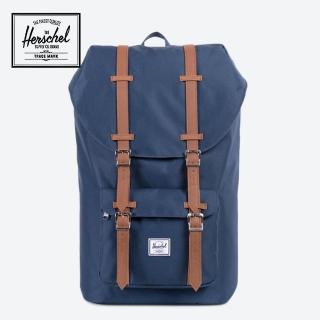 【Herschel】官方直營 後背包 15吋筆電包 書包 旅行包 大容量收納 25L Little America 藍(10014-00007-OS)