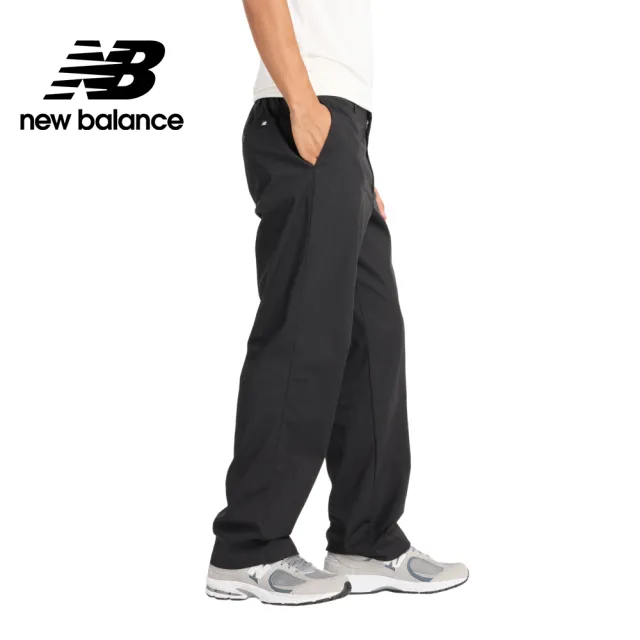 【NEW BALANCE】NB 挺版直筒長褲_男性_黑/卡其色任選_MP43560BK_MP43560SOT(美版 版型偏大)