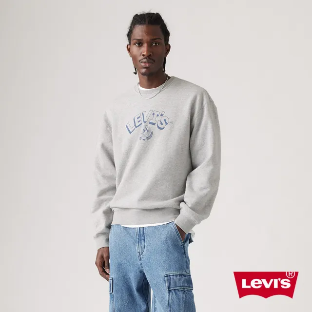【LEVIS】男款 舒適長袖大學Tee 熱賣單品 38712-0294