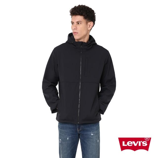 【LEVIS 官方旗艦】男款 連帽鋪棉防風外套 熱賣單品 A8576-0000