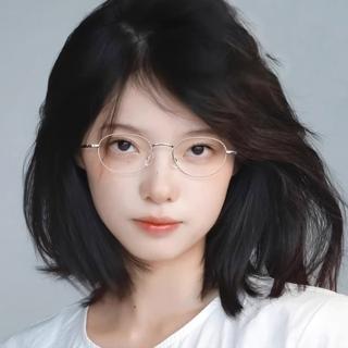 【MoonDy】母親節禮物 眼鏡框 眼鏡架 小臉眼鏡 超輕鏡框 高度數框架 女生眼鏡 純鈦鏡架 銀色眼鏡 黑色眼鏡