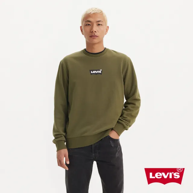 【LEVIS】男款長袖大學Tee / Batwing LOGO 熱賣單品 38423-0104