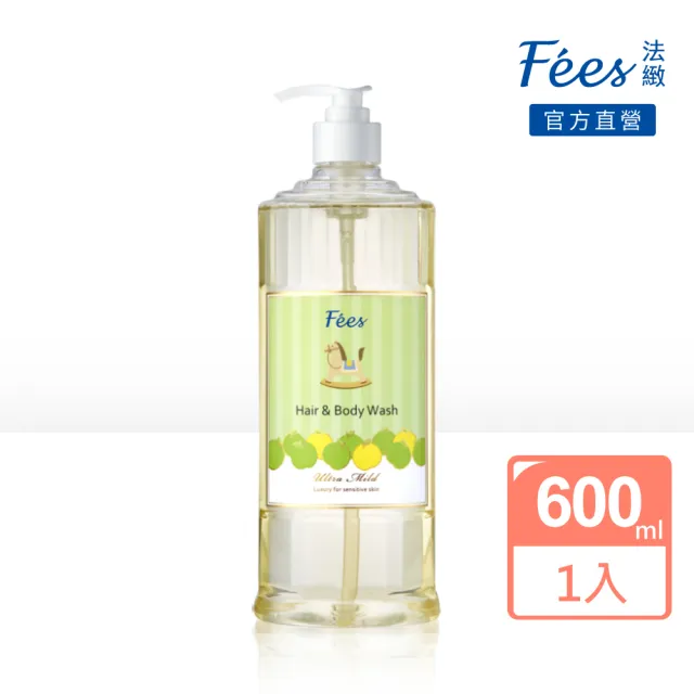 【Fees 法緻】嬰兒柔護洗髮沐浴精600ml