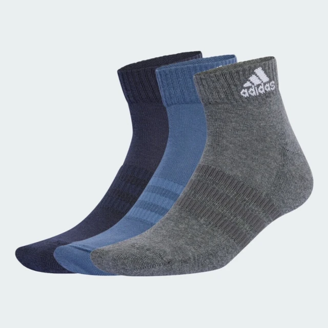 adidas 愛迪達 C SPW ANK 3P 腳踝襪 3雙入 運動 休閒 支撐 舒適 愛迪達 灰藍(IP0403)