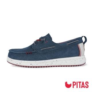 【Walk In Pitas】男鞋 WAVE BYRON 時尚懶人鞋/休閒鞋(PI2443-047 桑格利亞藍)