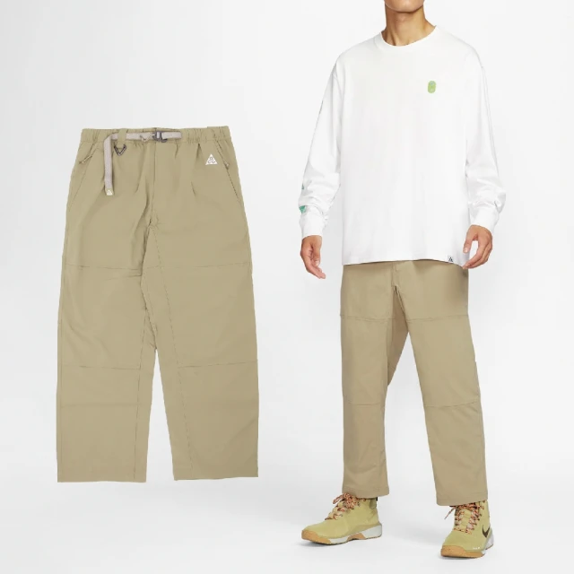 NIKE 耐吉 長褲 ACG UV Hiking Pants 男款 卡其 防潑水 戶外 防曬 褲子(FN2451-247)