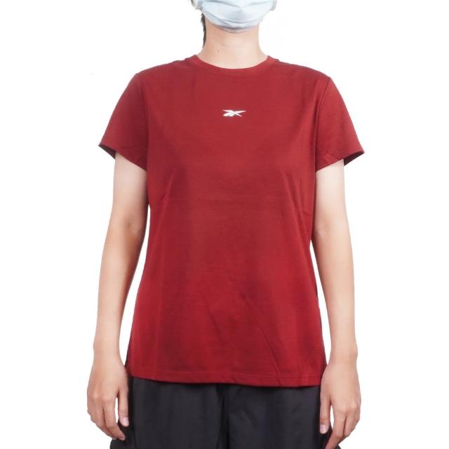 【REEBOK】Id Train Supremium Tee 女 T恤 舒適 圓領 寬鬆 紅(100205305)