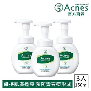 【曼秀雷敦】Acnes抗痘美白潔面慕斯(150ml / 3入)
