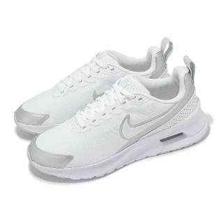【NIKE 耐吉】休閒鞋 Wmns Air Max Nuaxis 女鞋 白 銀 氣墊 運動鞋(HF1233-101)