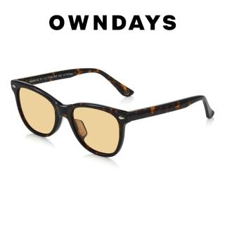 【OWNDAYS】時尚個性威靈頓膠框墨鏡(SUN2095T-2S C3)