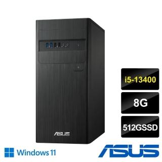 【ASUS 華碩】i5十核電腦(i5-13400/8G/512G/W11/H-S500TE/3年保)