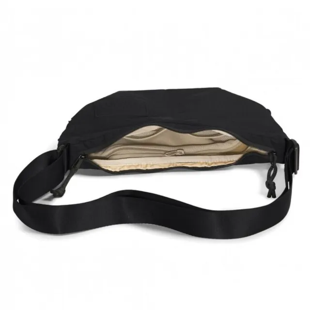 【The North Face】TNF 北臉 休閒 復古休閒單肩包 W NEVER STOP CROSSBODY 男 女 黑色(NF0A81DS4H0)