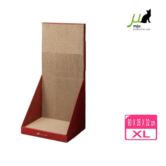 【日本 Gari Gari Wall(MJU)】長方造型貓抓板(可立牆)XL號(隨機色系出貨)