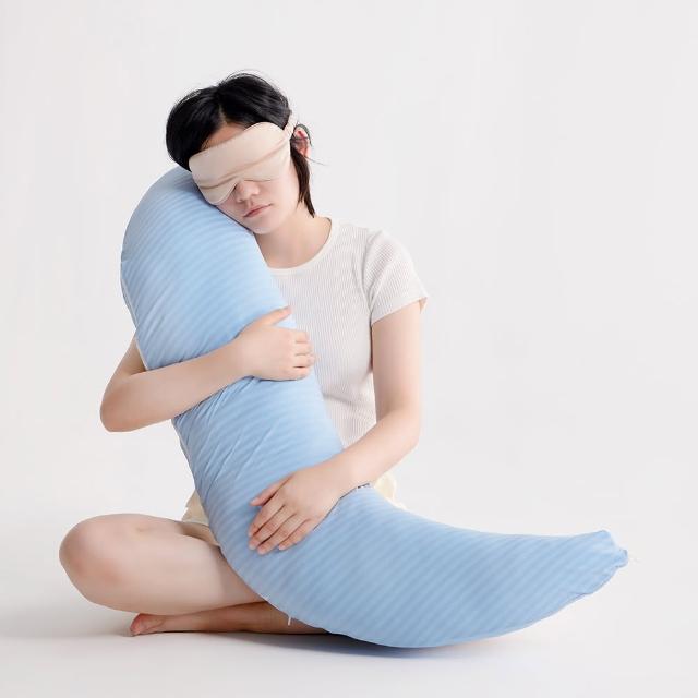 【青鳥家居】多用涼感彎型抱枕(長抱枕/三角抬腿枕/彎形孕婦枕/月亮枕)