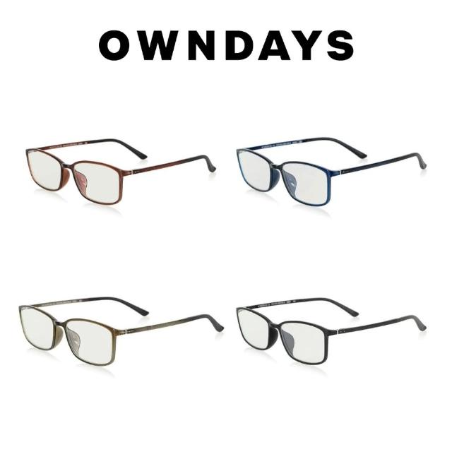 【OWNDAYS】PC系列現成無度數抗藍光眼鏡(PC2007N-2S)