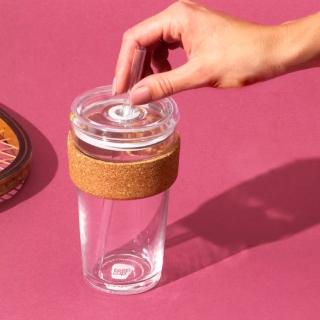 【KeepCup】官方直營 醇萃玻璃隨行杯 454ml - 軟木(耐酸鹼 耐熱 耐震度)
