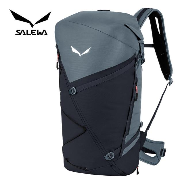 【SALEWA】Puez 32+5L Backpack 捲頂背包 海軍藍(運動背包 健行背包 多功能背包 機能後背包)