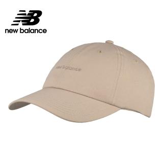 【NEW BALANCE】NB 刺繡NB棒球帽/老帽 LAH21100SOT 中性 奶茶色