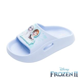 【Disney 迪士尼】童鞋 冰雪奇緣2 輕量EVA拖鞋/輕量 舒適 藍紫 臺灣製(FNKS41016)