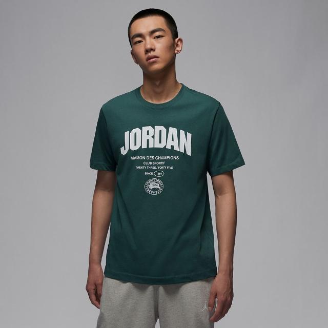 【NIKE 耐吉】短袖上衣 男款 運動 喬丹 AS M J SPRT WM DF SS TEE 綠 FZ1926-366