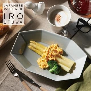 【YS-MART】簡約時尚八角形美濃燒杯盤組 2件入(咖啡杯 杯子 馬克杯 盤子 日本盤 沙拉盤)