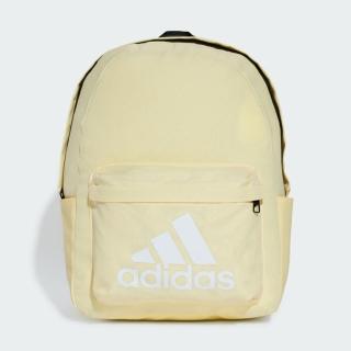 【adidas 愛迪達】CLSC BOS BP 後背包 雙肩背包 運動背包 書包 休閒 基本款 黃(JF0673)