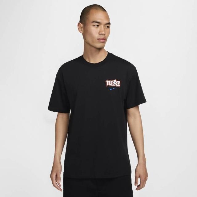 【NIKE 耐吉】AS M NSW TEE M90 OC LBR DNA 男短袖上衣-黑白橘(FZ5386010)