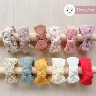 【Doris.Ann朵麗絲.安】彈力兔耳朵髮帶三件組(寶寶髮飾 寶寶髮帶 兒童髮飾 兒童髮帶 新生兒髮帶 嬰兒頭飾)